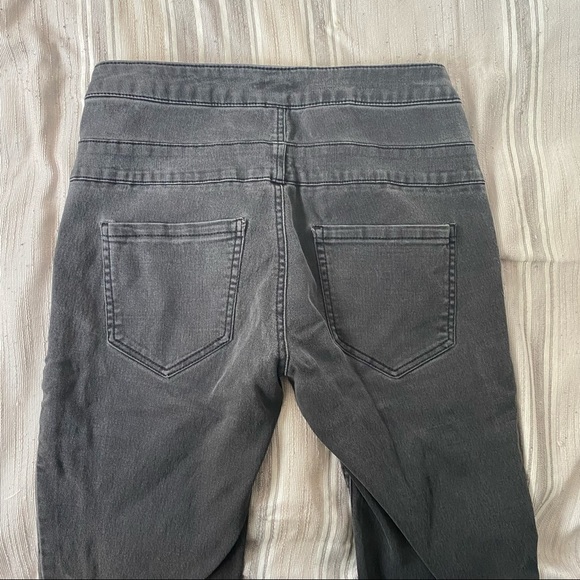 Mudd High Waist Skinny Jeans, Grey - Picture 4 of 5